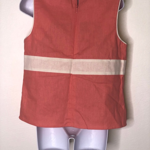 Strawberry Fair girl 2pc linen blend floral outfit - Picture 4 of 5